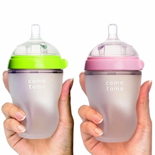 [Chính hãng] Bình sữa Comotomo 150ml/250ml núm Silicone siêu mềm