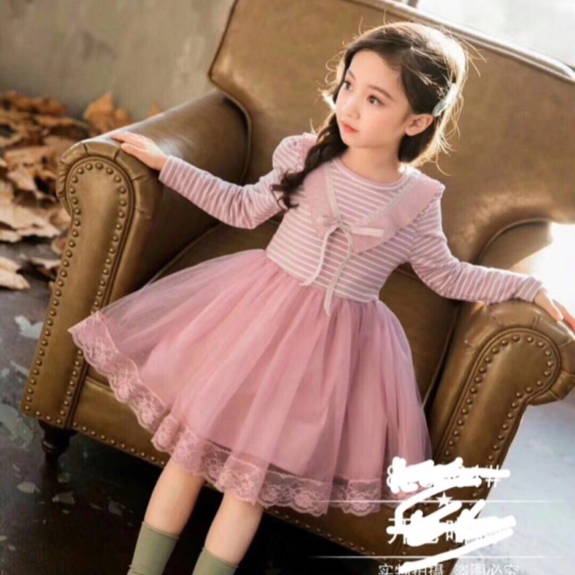 Váy kẻ cô dâu quảng châu
