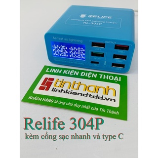 Dock sạc 6 cổng usb size mini có hiển thị dòng