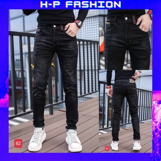 Quần jean nam chất bò thời trang Hpfashion, Quần bò nam đẹp vải jean co giãn mềm mịn, form cực chuẩn - QJNTCS82