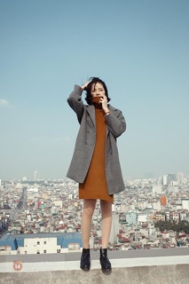 VÁY LEN BODY CỔ CAO NỮ QUẢNG CHÂU ( HÌNH THẬT)