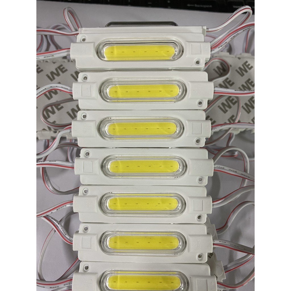 Led hắt COB kích thước 7020 màu trắng, màu vàng nắng siêu sáng chống nước