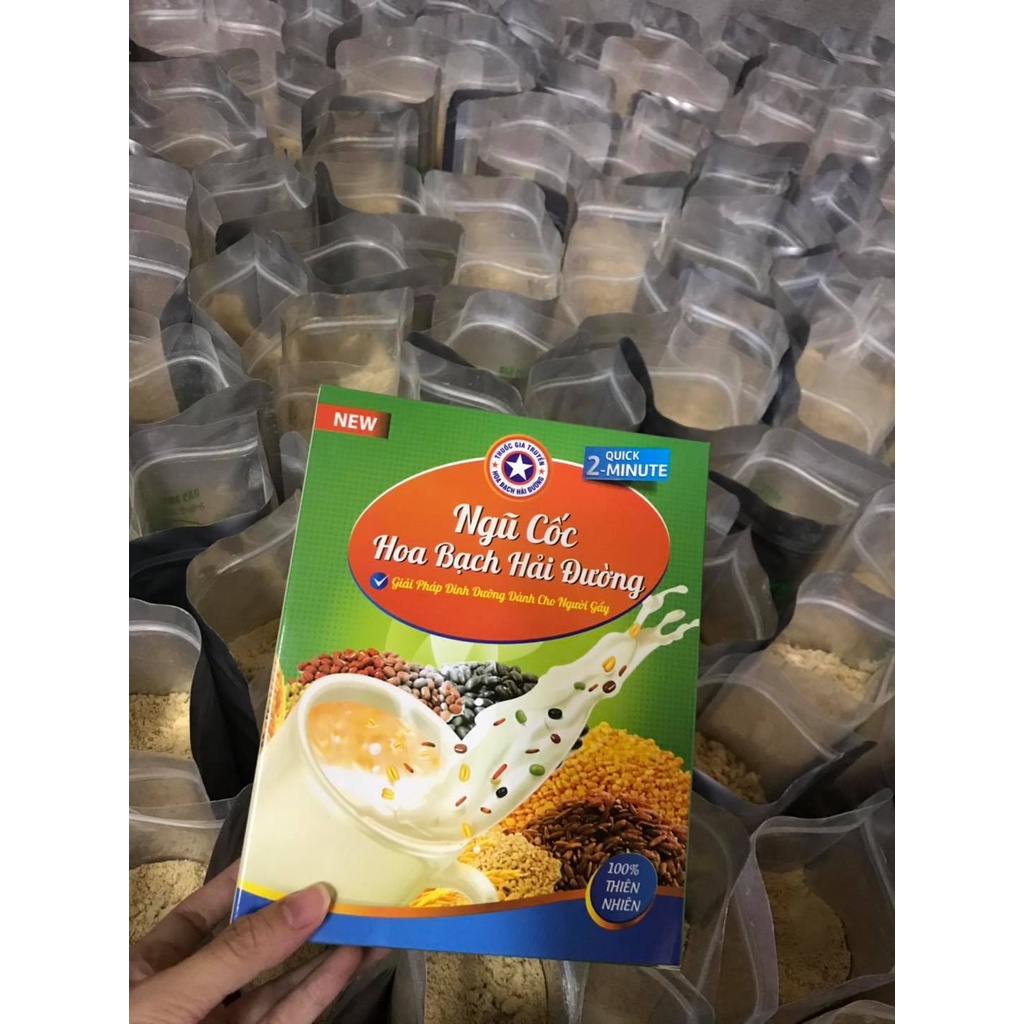 Ngũ Cốc Tăng cân Hoa Bạch Hải Đường -Sản phẩm tăng cân , lợi sữa dùng cho cả trẻ em, người già , mẹ cho bé bú