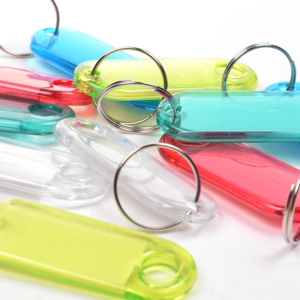 Móc Khóa Gắn Bảng Tên Và Thẻ Đánh Dấu Màu Sắc