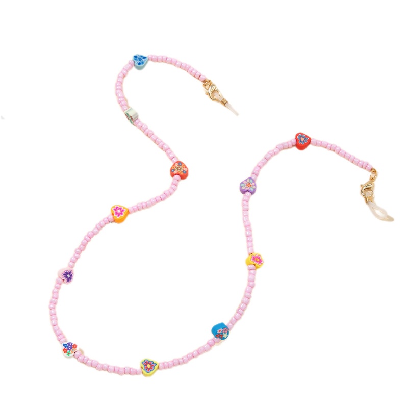 Dây Chuỗi Hạt Nhiều Màu Sắc Đeo Kính Mát Thời Trang Cho Nữ