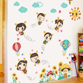 Decal Dán Tường Hình Con Ong