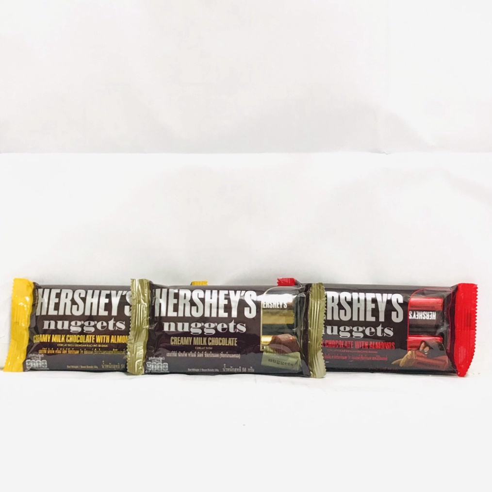 Kẹo socola Hershey’s nuggets 56g (3 vị nhập khẩu malaysia)