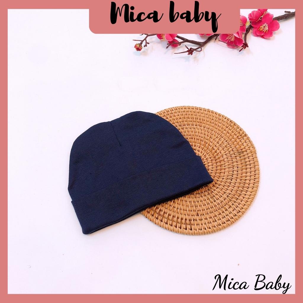 Mũ len chất cotton dệt kim cực đáng yêu cho bé từ 3 tháng-2 tuổi Mica baby MD179