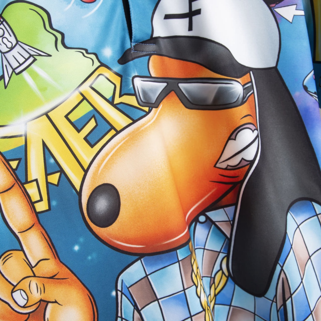 Áo polo nam cổ bẻ FEAER DENIM chất vải thoáng mát chuẩn form họa tiết Dog Pop Art