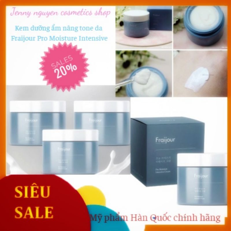 Kem dưỡng ẩm sáng da Fraijour Pro Moisture Intensive Cream 50ml