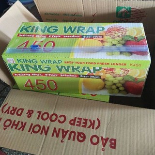 Màng bọc thực phẩm KING WRAP ( K450 ) lớn 30cm x 300m