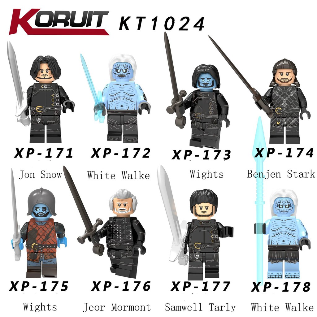 Minifigures Các Nhân Vật Trong Seri Phim Game of Thrones Season 8 KT1024