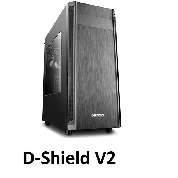 Combo Vỏ máy tính Deepcool D-Shield V2 + 3 Fan LED 1 màu RF120