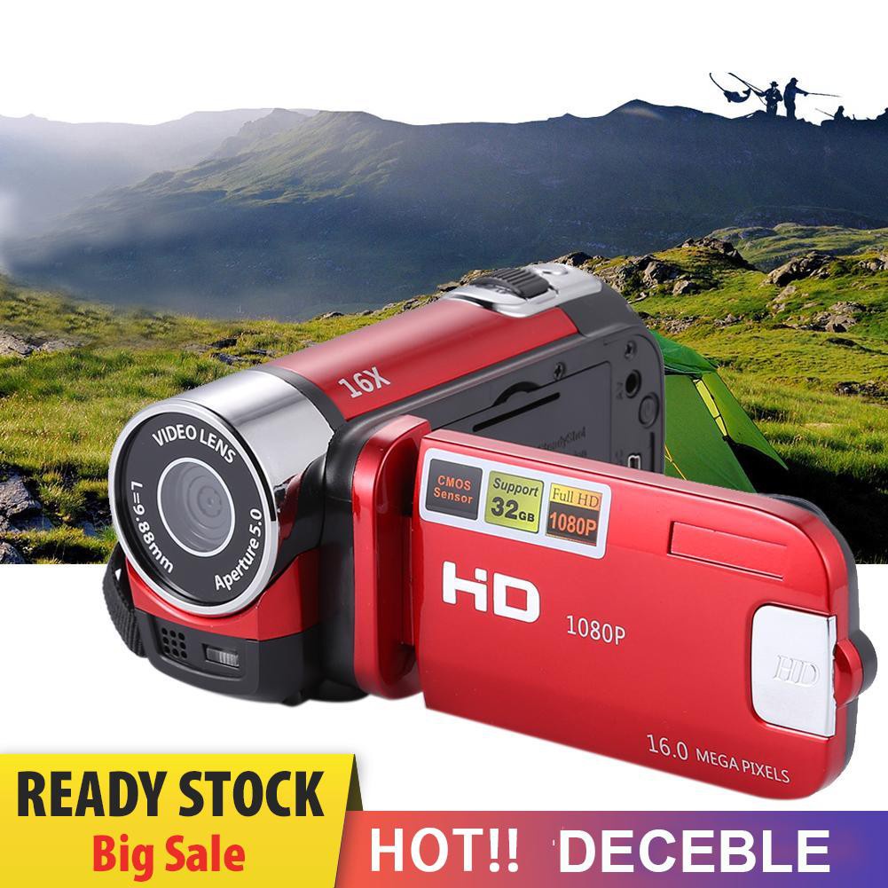 Deceble Digital Video Camera Full HD 1080P 32GB 16x Zoom Mini Camcorder DV Camera