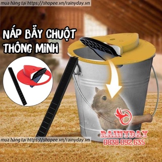 Bẫy chuột thông minh nắp bẫy chuột bập bênh tự động lật bằng nhựa