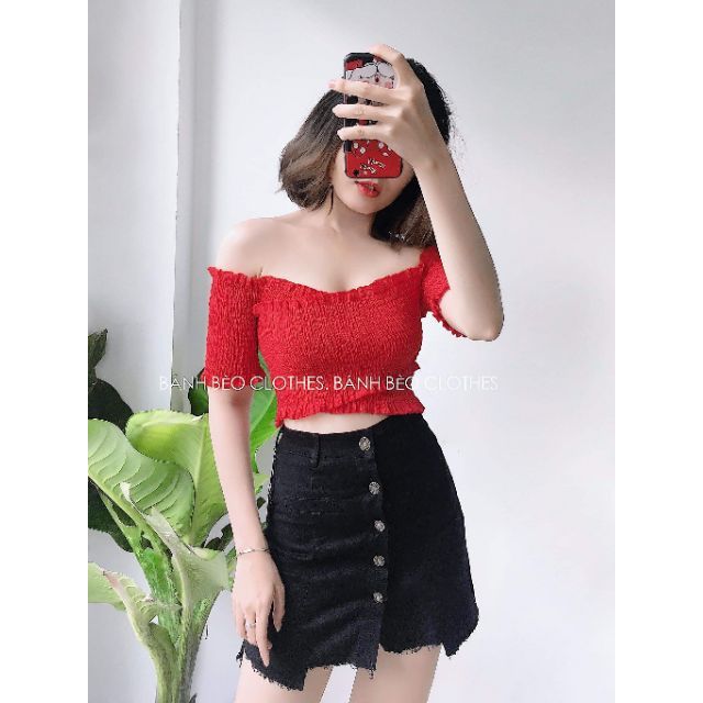 Áo đắp chéo kèm ảnh thật