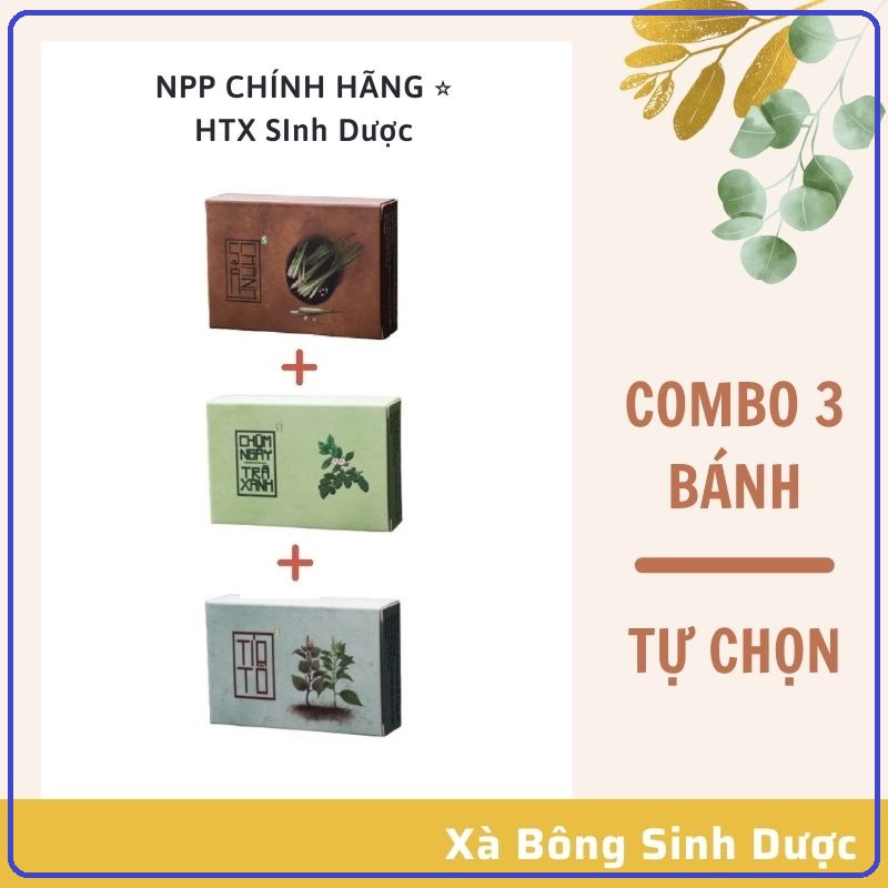 Combo 3 Bánh Xà Bông (Dưỡng Da, Ngừa Mụn, Ngừa Thâm) Tặng 3 Túi Lưới Tạo Bọt- Tuancase75