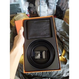Set ví thắt lưng hàng QC full box kèm túi xách