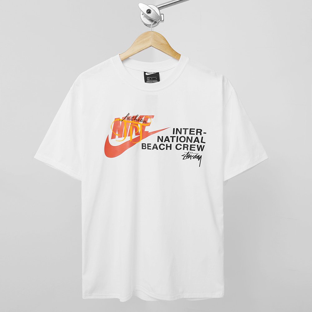 Áo thun tay lỡ N!KE intrer-national beach crew unisex form rộng,vải cotton cao cấp phông trơn cực đẹp TPT SHOP 062208