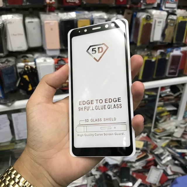 Kính Cường Lực Full Màng Hình Samsung A8 2018 Chất Lượng