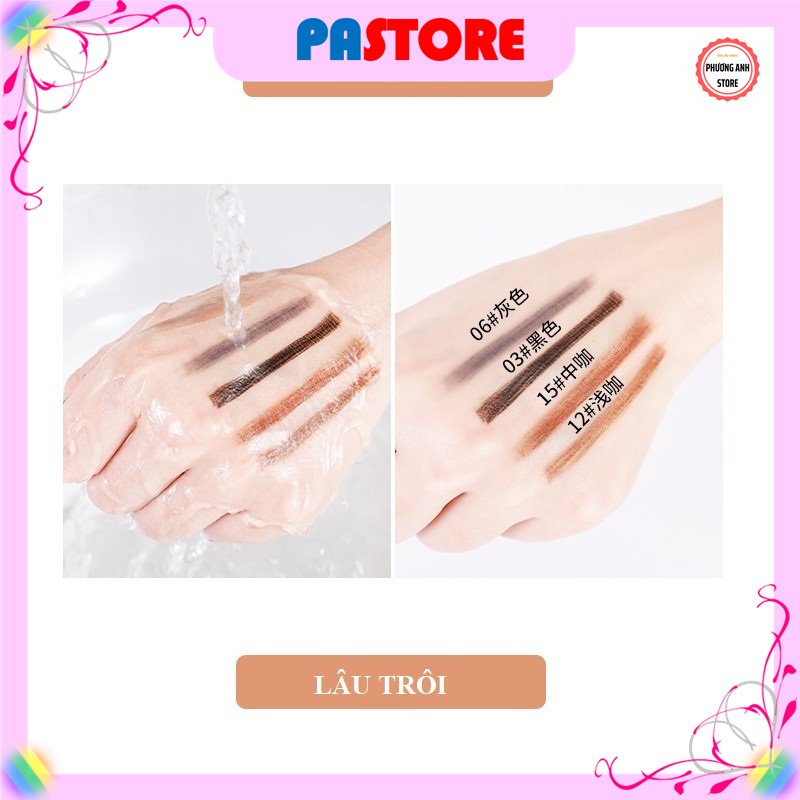 Chì xé kẻ lông mày COLOURED SOFT COMESTIC ART [ HÀNG MỚI VỀ ] chống thấm nước, chì kẻ mày không trôi PASTORE.