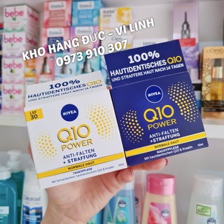 Kem dưỡng da, serum Nivea Q10 hàng Đức (Mẫu mới, Bản Đức chuẩn, Bill ảnh sau)