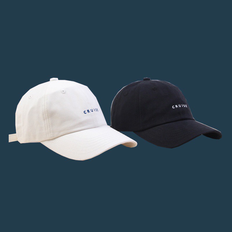 Mũ Lưỡi Trai Cotton Mềm Mại Thêu Chữ Phong Cách Hàn Quốc Thời Trang Unisex 19112