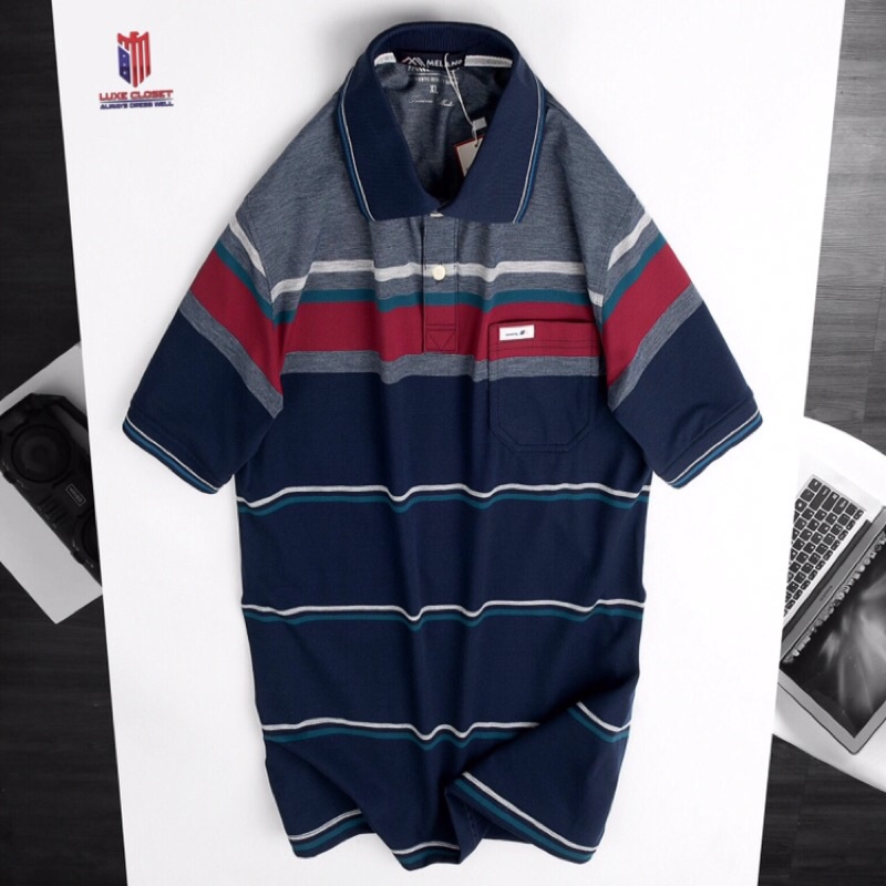 Áo Thun Nam Trung Niên Có Túi -Chất cotton mềm mịn ACT001