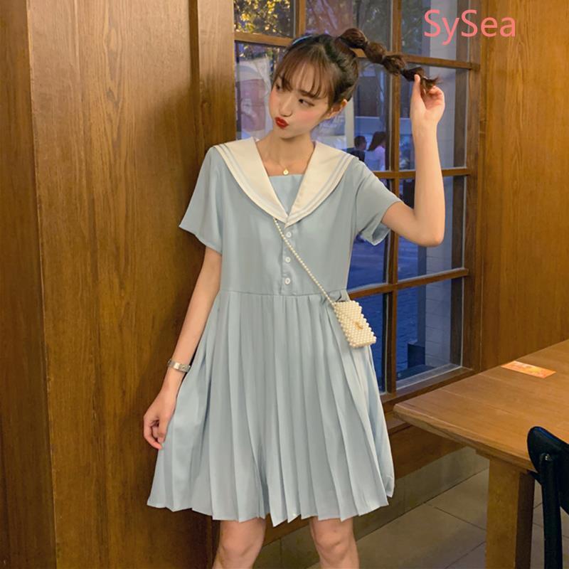 Đầm Tay Ngắn Thiết Kế Dáng Rộng Che Khuyết Điểm