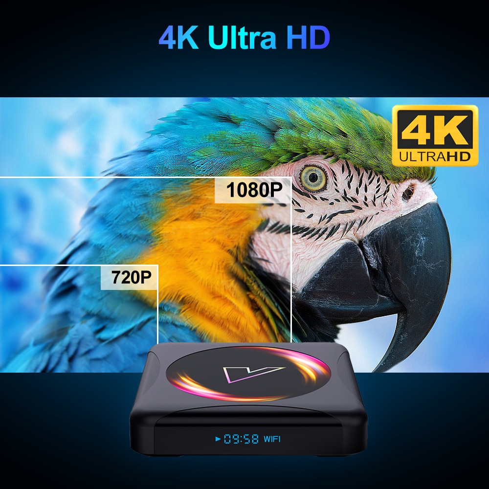 Đầu Tv Box Vontar Z5 Android 10 4g 64gb Rockchip Rk3318 Hỗ Trợ 1080p 4k Google Play