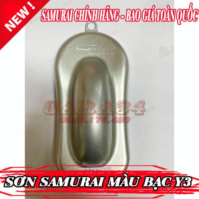 SƠN SAMURAI MÀU BẠC Y3 - MAU BẠC ÁNH KIM