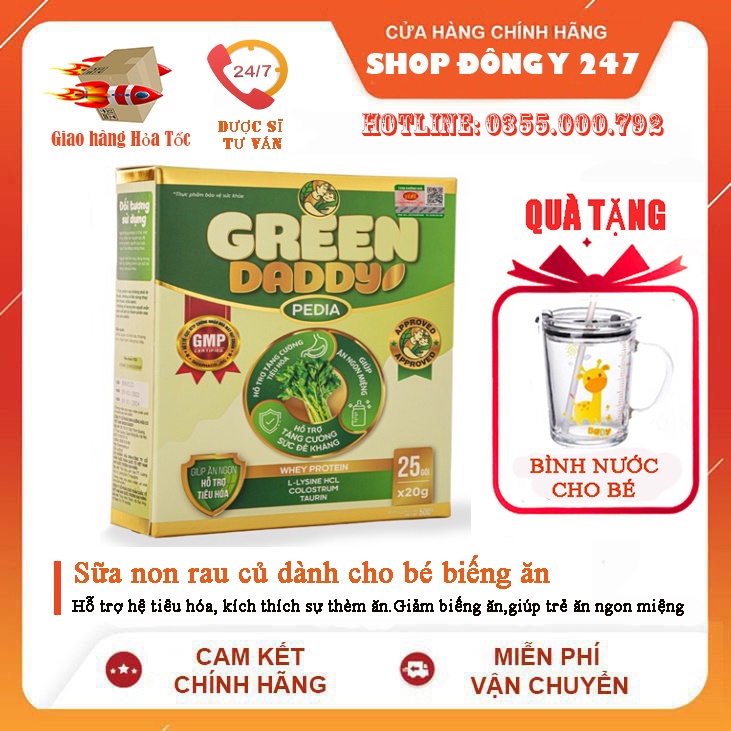 ❤, Sữa non tinh chất rau củ dành cho bé biếng ăn, chậm lên cân, Hộp 10 gói x 20