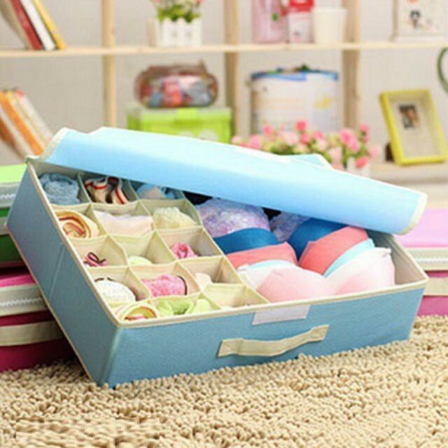 Hộp 16 ô đựng đồ lót tiện ích cho gia đình