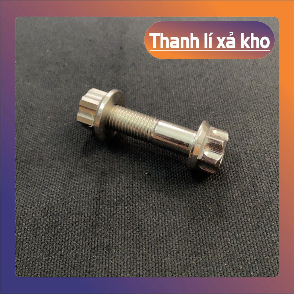 COMBO 02 ỐC SALAYA 10LY4 INOX 304 sáng bóng kèm 02 tán đầu hở SALAYA GẮN BÁT TREO PÔ, phuộc xe CHO DÒNG xe YAMAHA