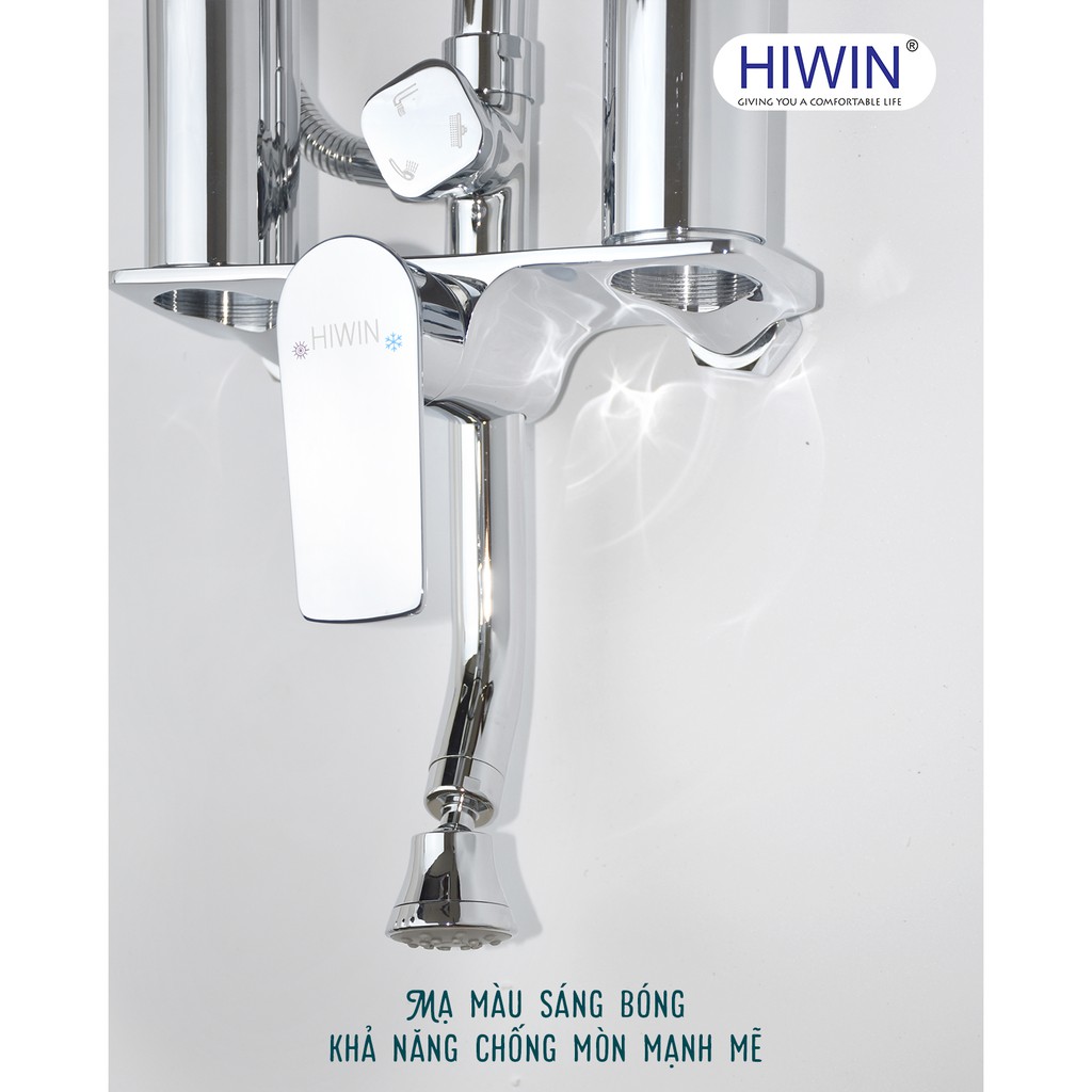 Vòi hoa sen đa năng tích hợp 3 đầu vòi Hiwin KF-122 cao cấp