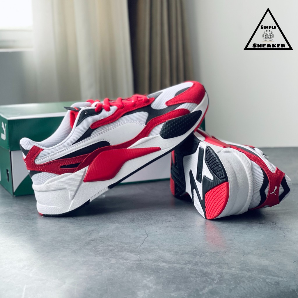 Giày Puma Nam Chính Hãng FREESHIP Puma RS-X3 Super Red Chuẩn Auth - Giày Sneaker Thể Thao Nam - Simple Sneaker