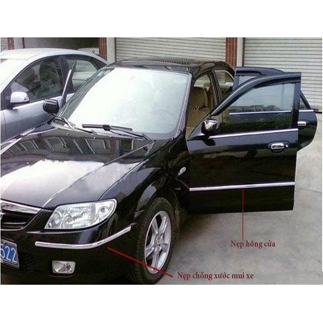 Cuộn Nẹp viền trang trí chân kính ô tô, xe hơi rộng 20mm dài 15m