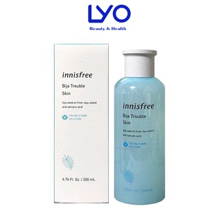 Nước Hoa Hồng cho da mụn innisfree Jeju Bija Trouble Skin 200ml Hàn Quốc.
