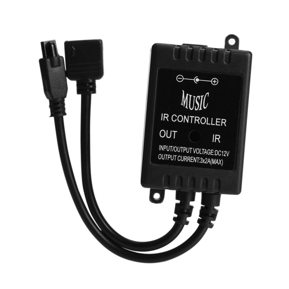 Remote 20 nút bấm và đầu cảm biến âm thanh cho dải đèn LED RGB