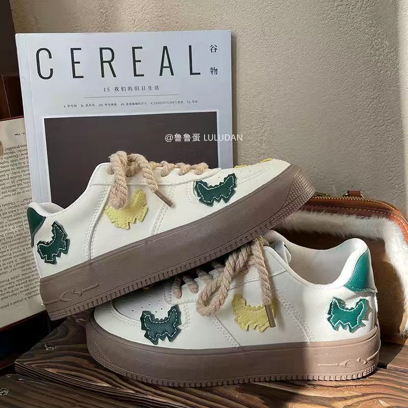 Giày Thể Thao Màu Trắng Phong Cách Hàn Quốc Thời Trang Mùa Xuân Mới 2022