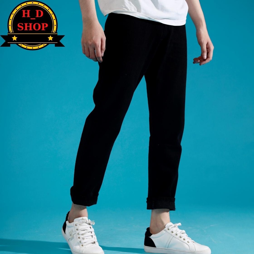 Quần jean baggy cao cấp - quần kaki nam dáng ông suông đơn giản thiết kế hiện đại hàng nhập Quảng Châu