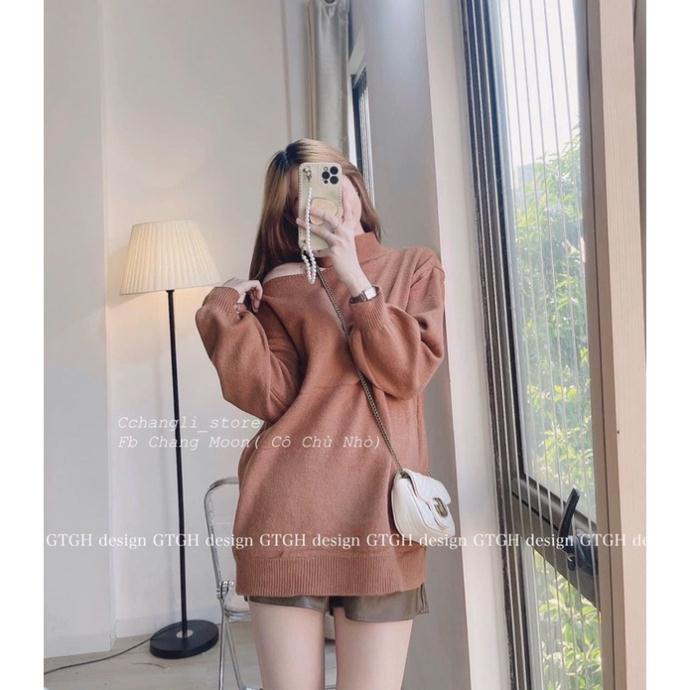💋Giá Sỉ 💋 Áo len hở vai dáng dấu quần, hàng QCC dầy dặn