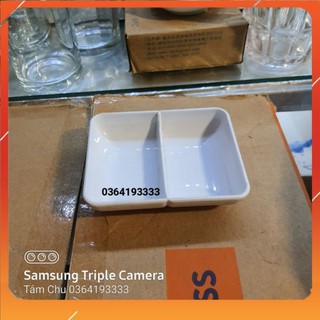 Đĩa gia vị đôi nhựa phíp