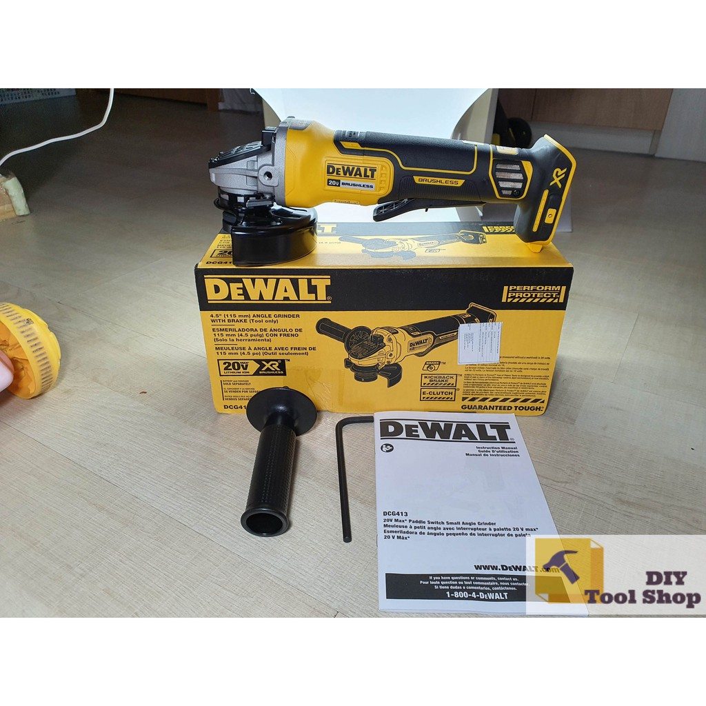 DEWALT DCG413B Brushless - Thân Máy Mài Pin 20V 115 - 125mm - Chính Hãng - SKU DCG413