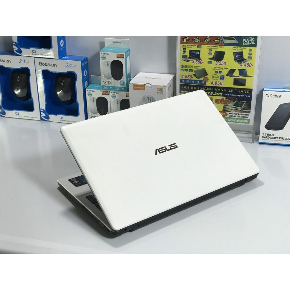 Laptop Cũ Asus X550L Trắng Mỏng Nhẹ Core i5 / Ram 4gb / ssd / card màn hình vga rời 2gb / Chơi Game, Đồ Họa Cực Khủng