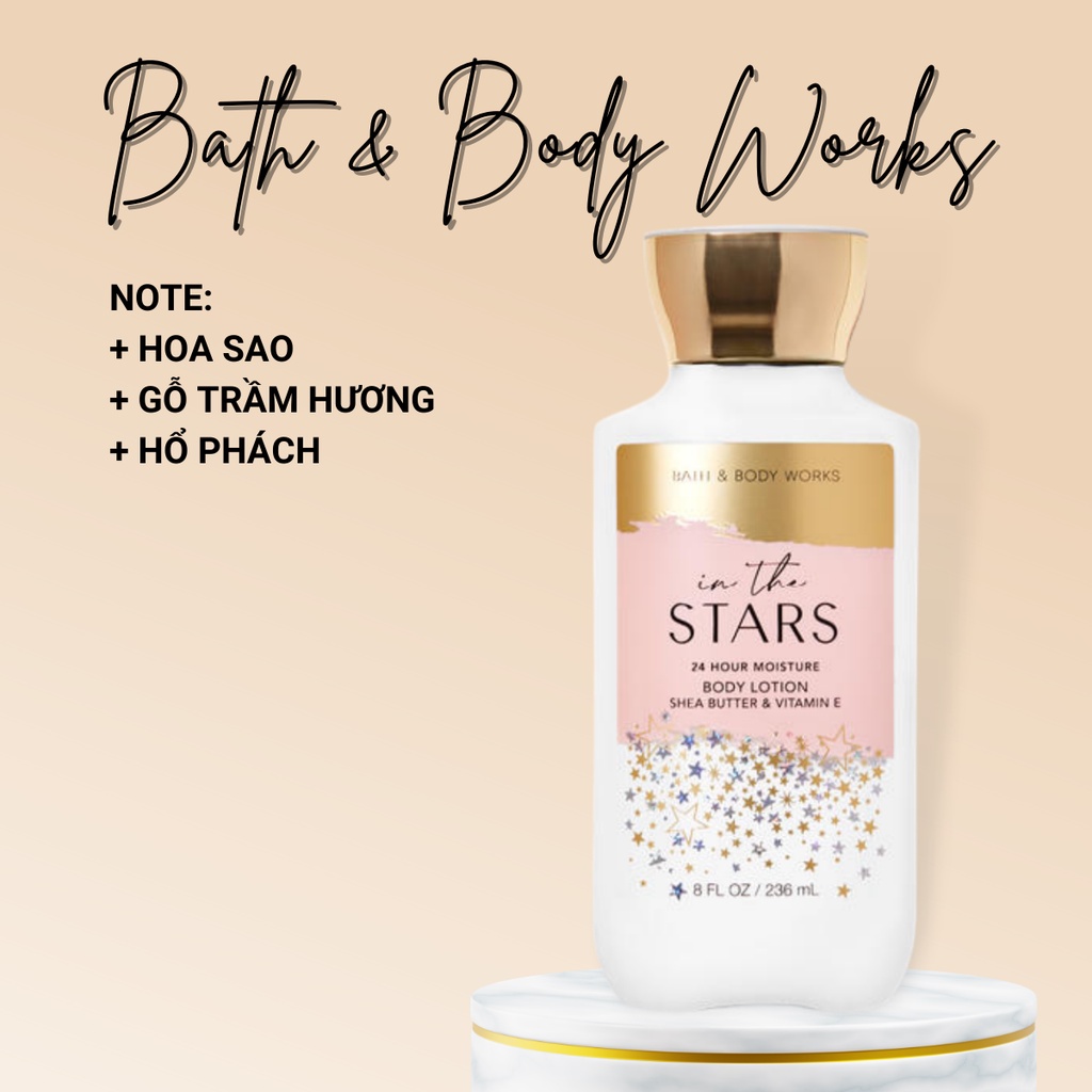 Sữa dưỡng thể Bath and Body Works In The Stars Giúp Da Trắng Mịn Body Lotion 236ml