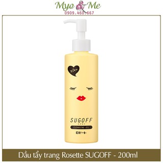 (SP Mới) Dầu tẩy trang Rosette Sugoff - 200ml