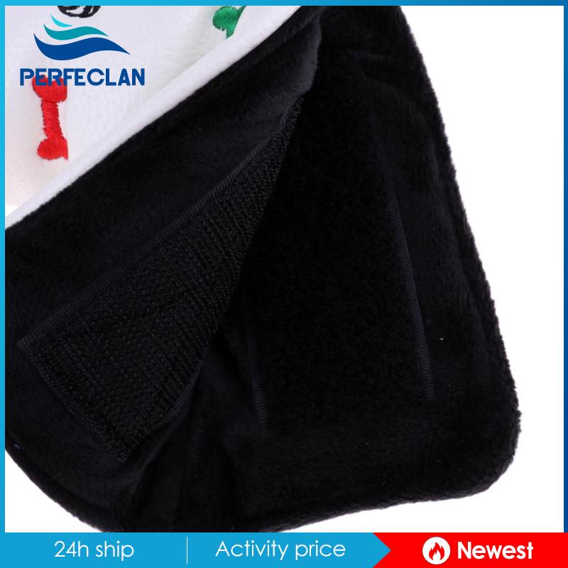 Vỏ Bọc Đầu Gậy Đánh Golf Bằng Da PU Chống Nước Màu Trắng