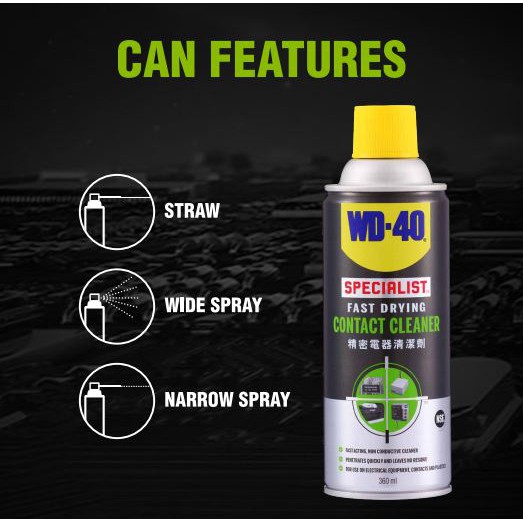 Chai WD-40 Contact Cleaner - Chai Vệ Sinh Thiết Bị Điện 360ML