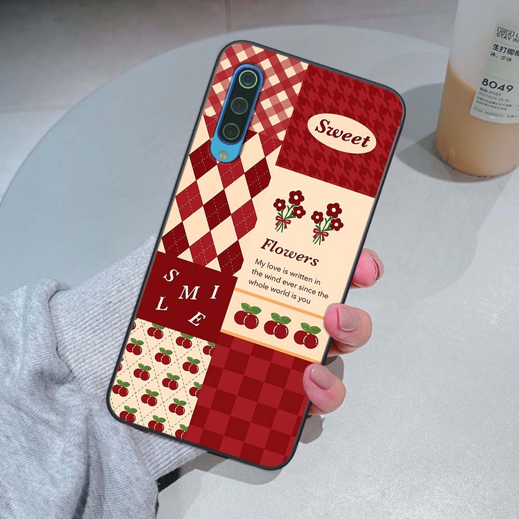 Ốp Xiaomi Mi 9 SE họa tiết hoa, gấu thời trang, ốp dẻo bền đẹp